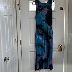 Tie dye boho dress